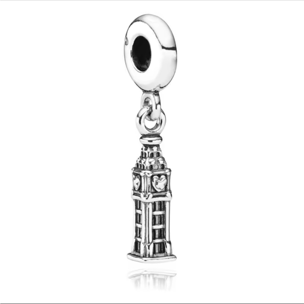 NWOT London Big Ben Dangle Charm Sterling Silver 925